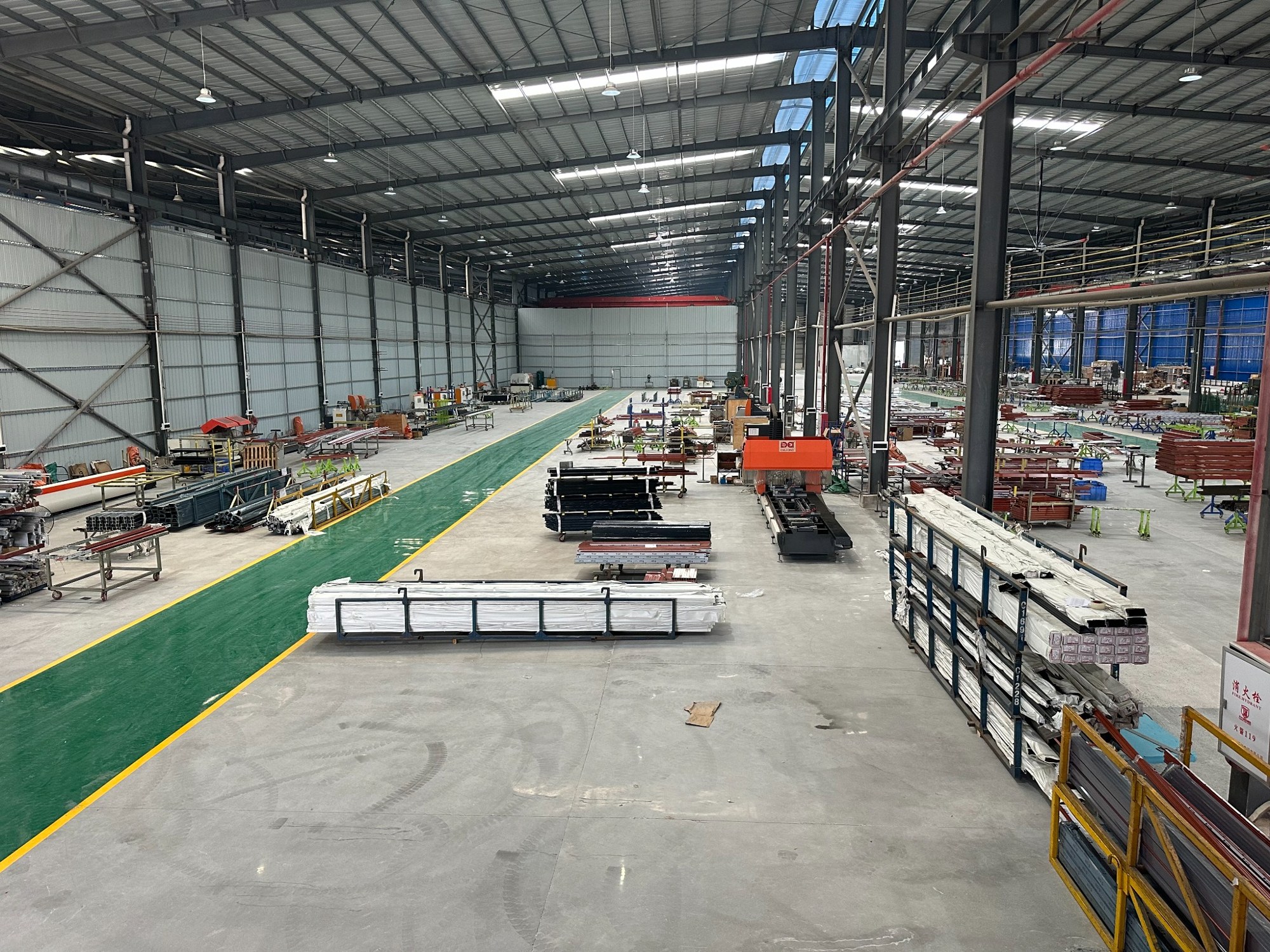 Production and assembly floor at the Foshan manufacturing facility